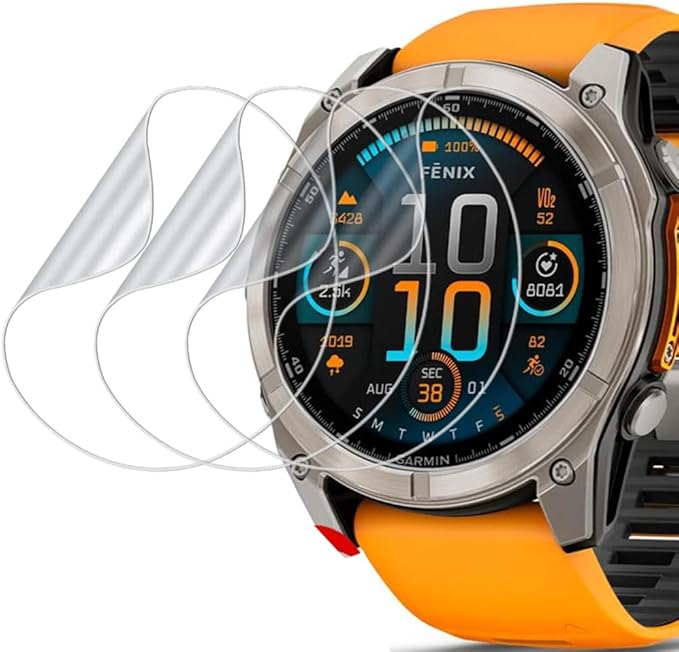 Smartwatch Screen Film - 1-3 Stück Hydrogel-Folie für Garmin Fenix