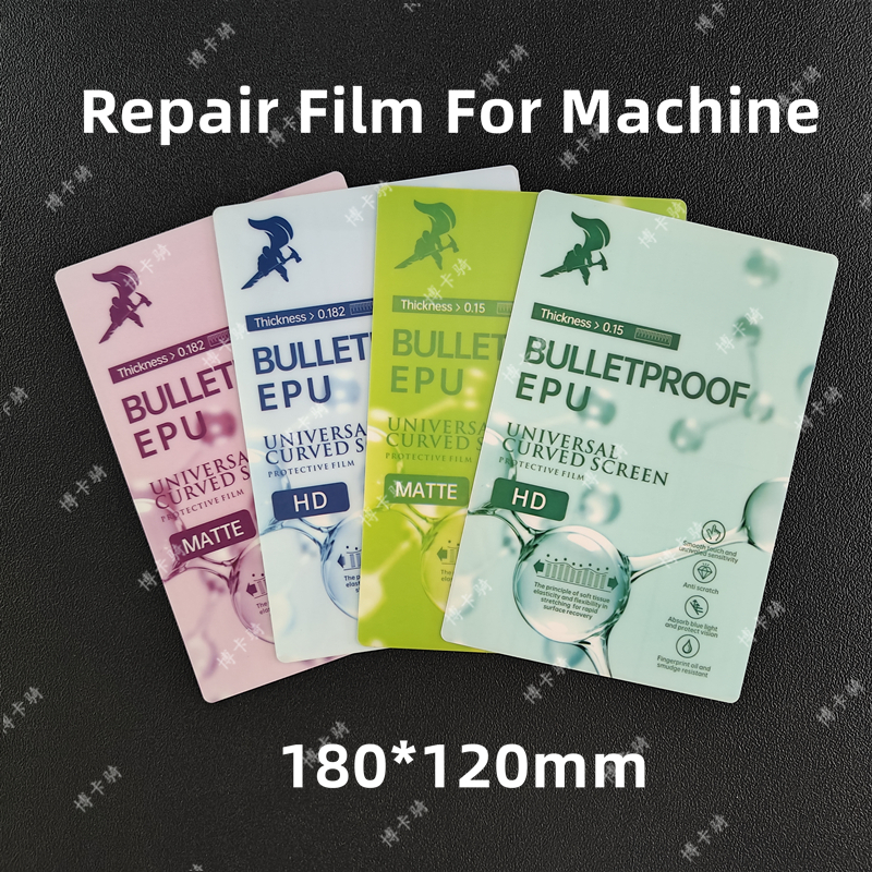 Screen Protector Cutter - 50 Stück EPU-Hydrogel-Folie, flexible Schutzfolie für