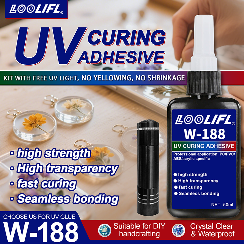 Liquid Uv Glue Kit - UV-Bindungs- und Schweißkleber-Set, Super-Bonding-UV-Kleber oder Schwarzlicht,