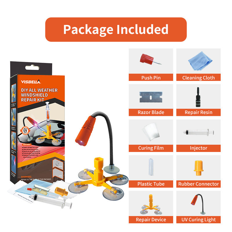 Liquid Uv Glue Kit - Vis bella Auto Windschutz scheibe Reparatur