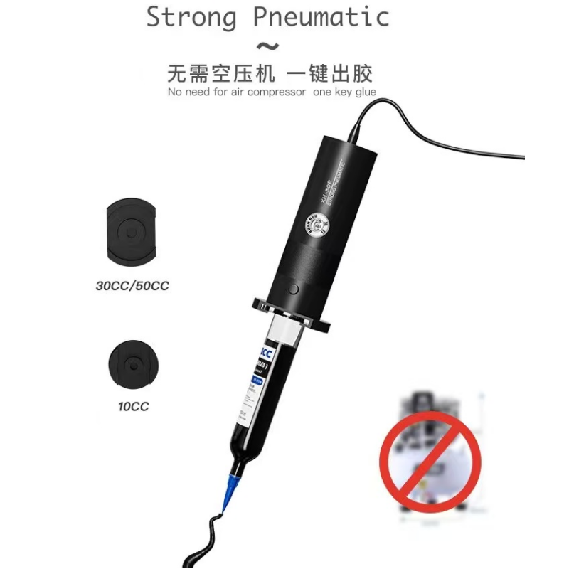 Liquid Uv Glue Kit - XH-30P Kleberabgabemaschine ohne Luftkompressor für Spritzentyp-Flüssigkeiten,