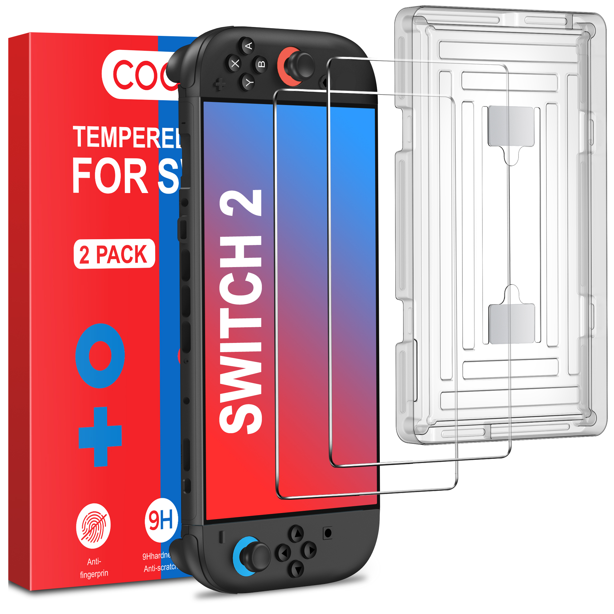 Screen Alignment Tool - BEBONCOOL 2er-Pack Displayschutzfolie aus gehärtetem Glas