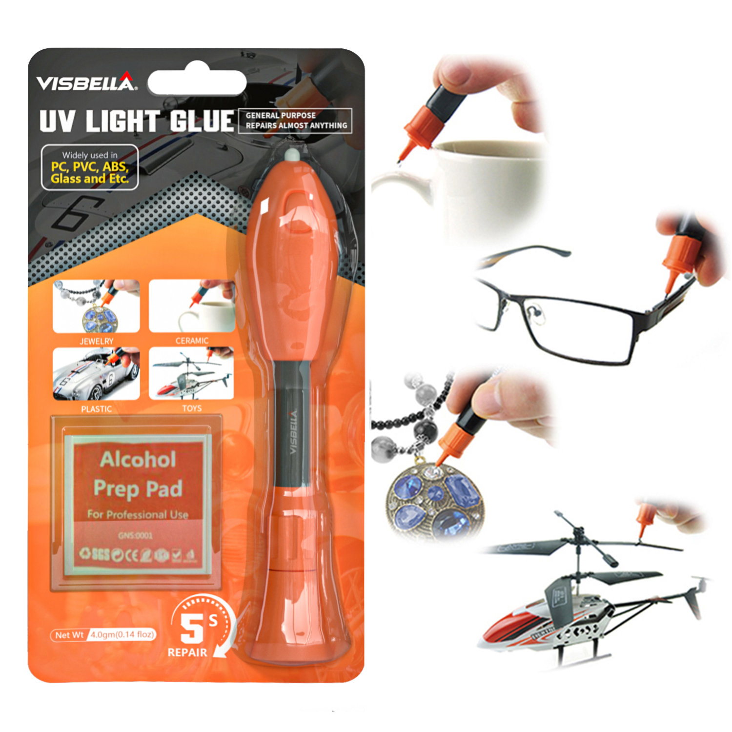Liquid Uv Glue Kit - Fix Flüssige Kleber Metall Kunststoff Kleber