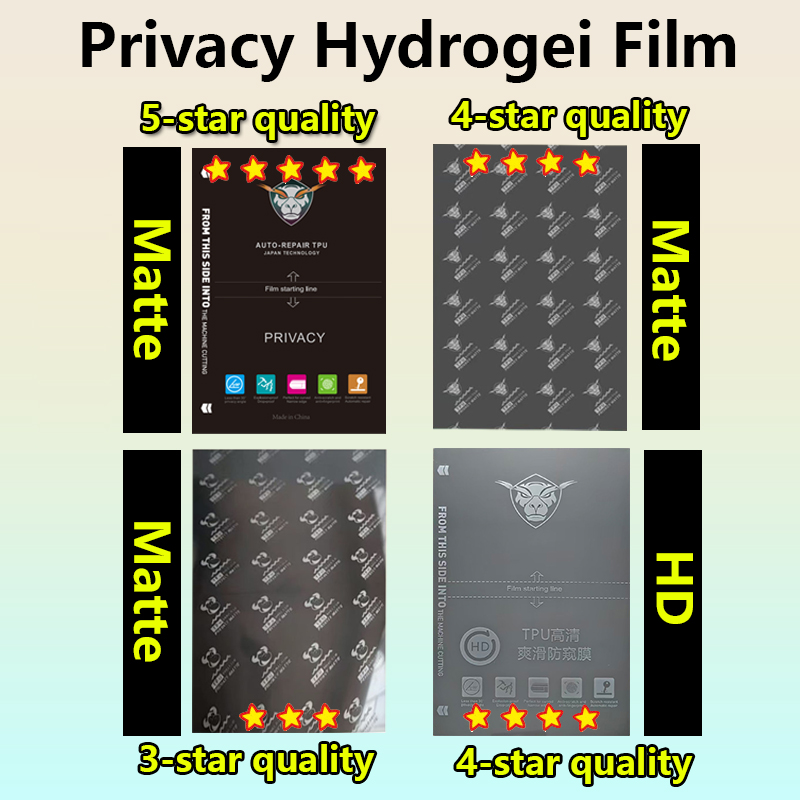 Flexible Tpu Film - 5/50 Stück Matte/Klare Flexible Hydrogel-Folie Hydro