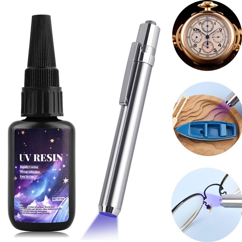 Liquid Uv Glue Kit - UV-Bonding Schweiß kleber Kit Fix Flüssigkeit