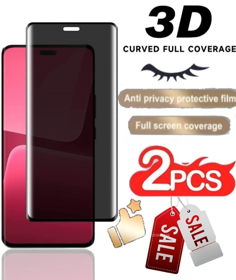 Curved Edge Screen - 2PCS Privatsphäre Anti Spy Peeping für