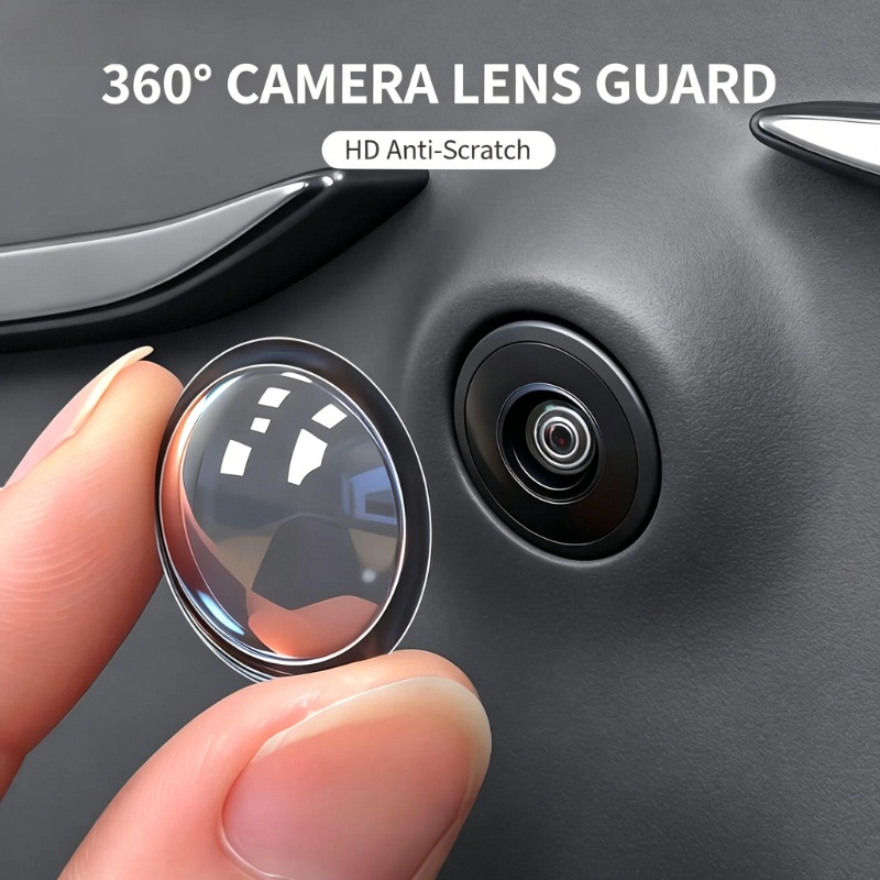 Camera Lens Protector - 2/4/8 Stück 360° Panorama-Rückfahrkamera-Schutz, HD-Klarer Kratzfester
