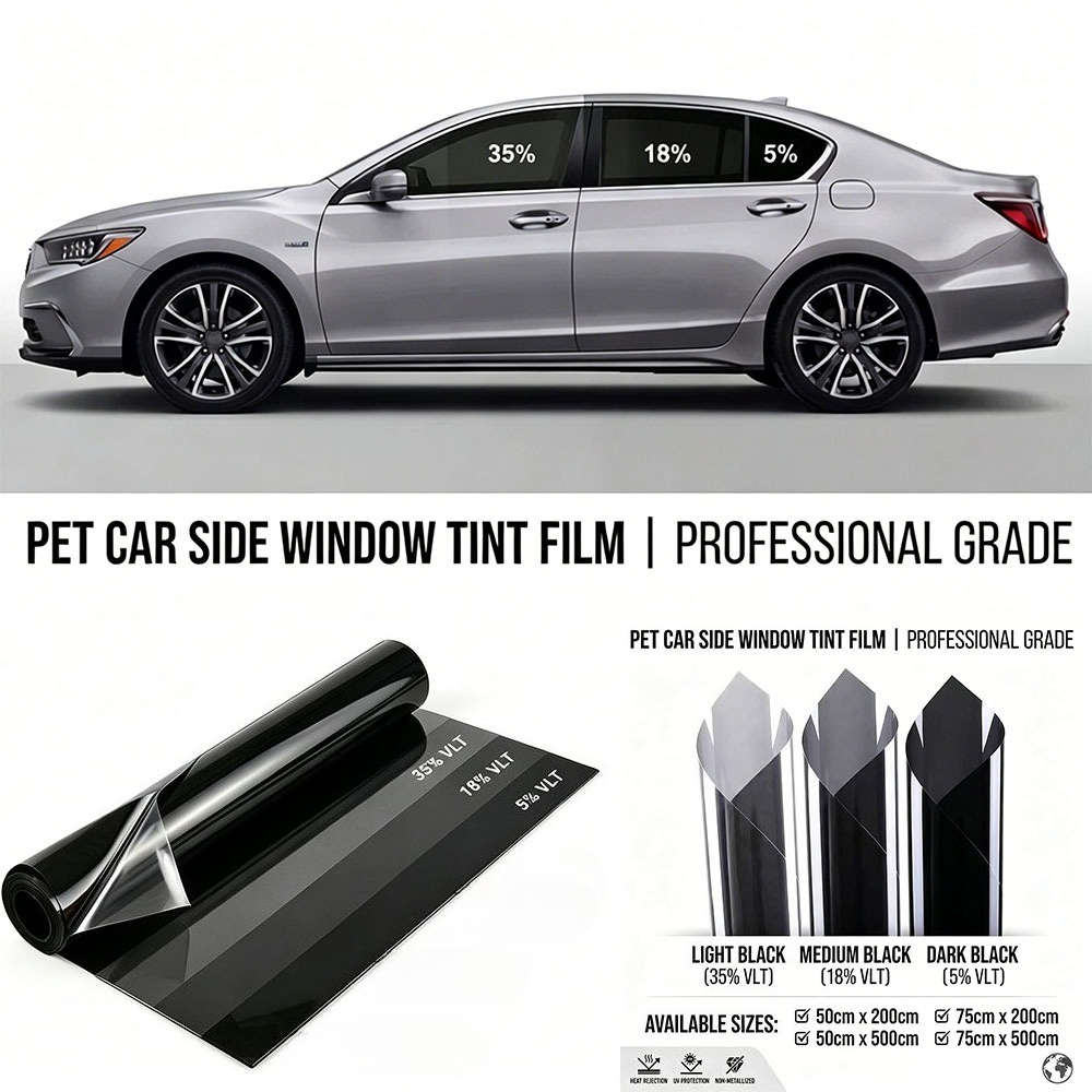 2m/5m 5/18/35 Prozent VLT Auto – Glass Protector Auto Bewertung und Preis