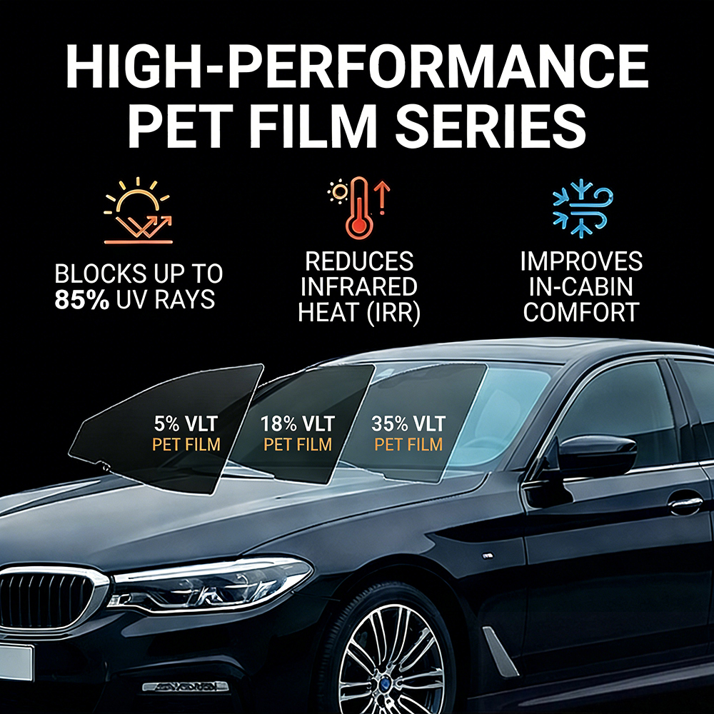 2m/5m 5/18/35 Prozent VLT Auto – Glass Protector Auto Bewertung und Preis