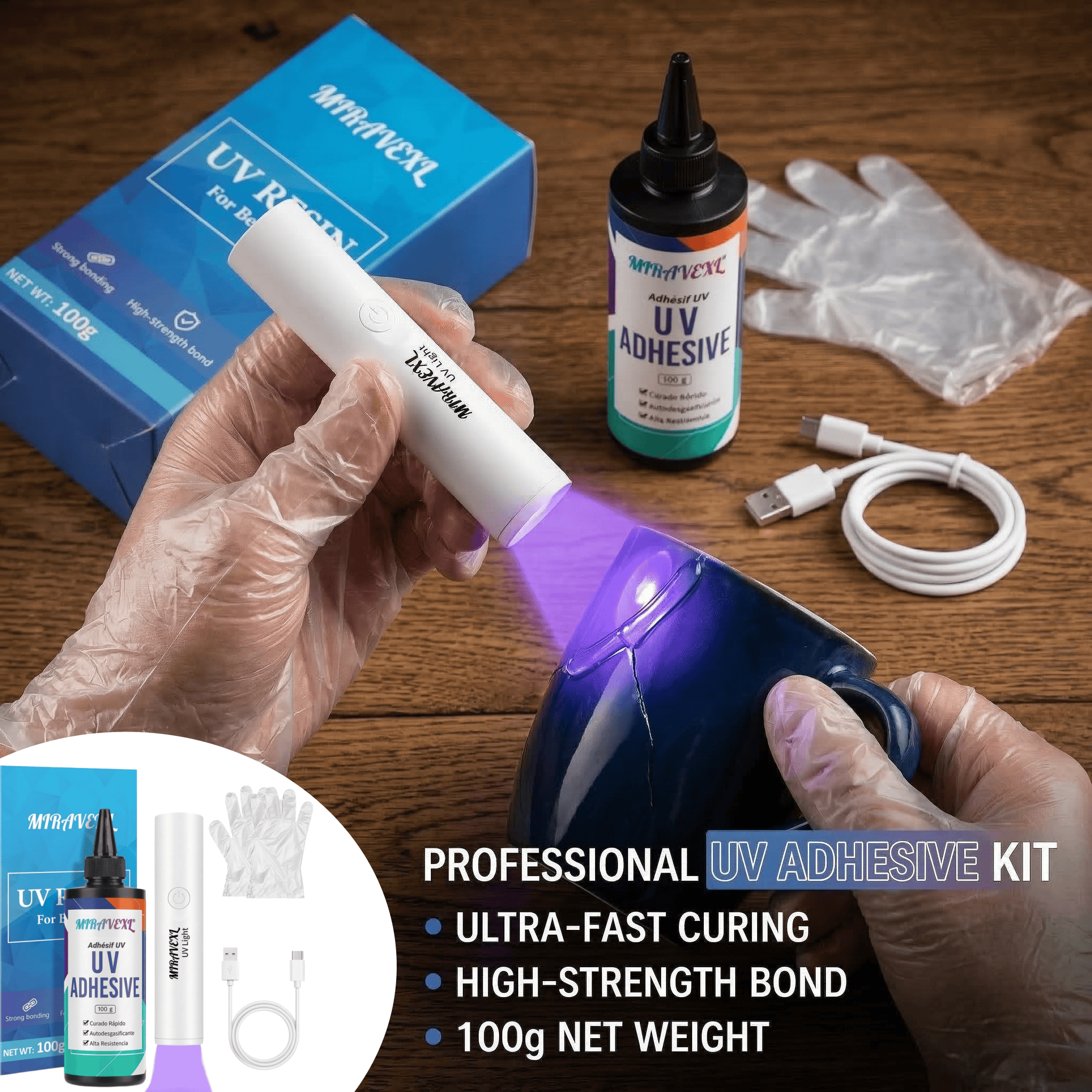 Verbessertes UV-Harz-Set mit U – Liquid Uv Glue Kit Bewertung und Preis