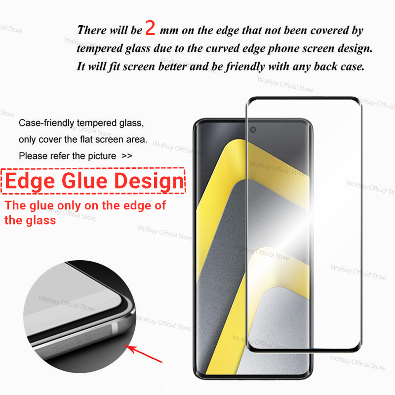 3/2/1 PCS 3D Gebogene Kante Gl – Curved Edge Screen Bewertung und Preis