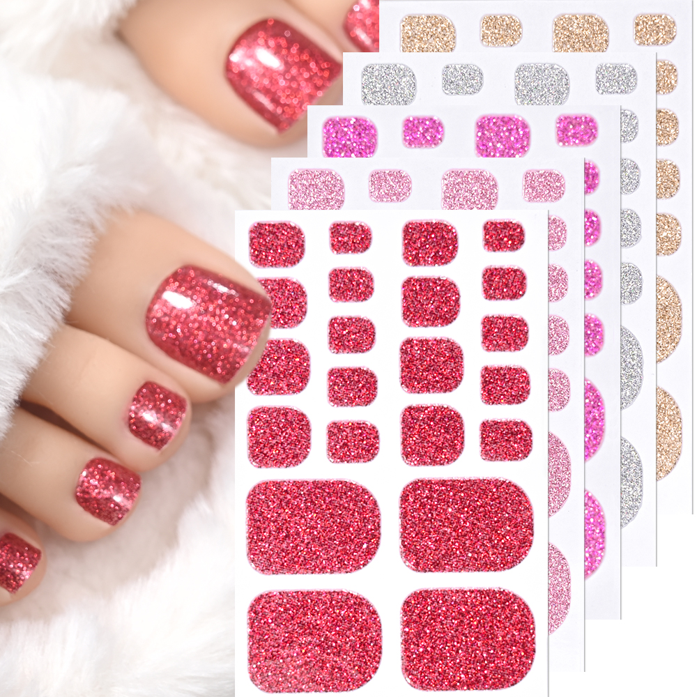 22 Tipps Rosa Glitzer Zehennag – Full Cover Adhesive Bewertung und Preis
