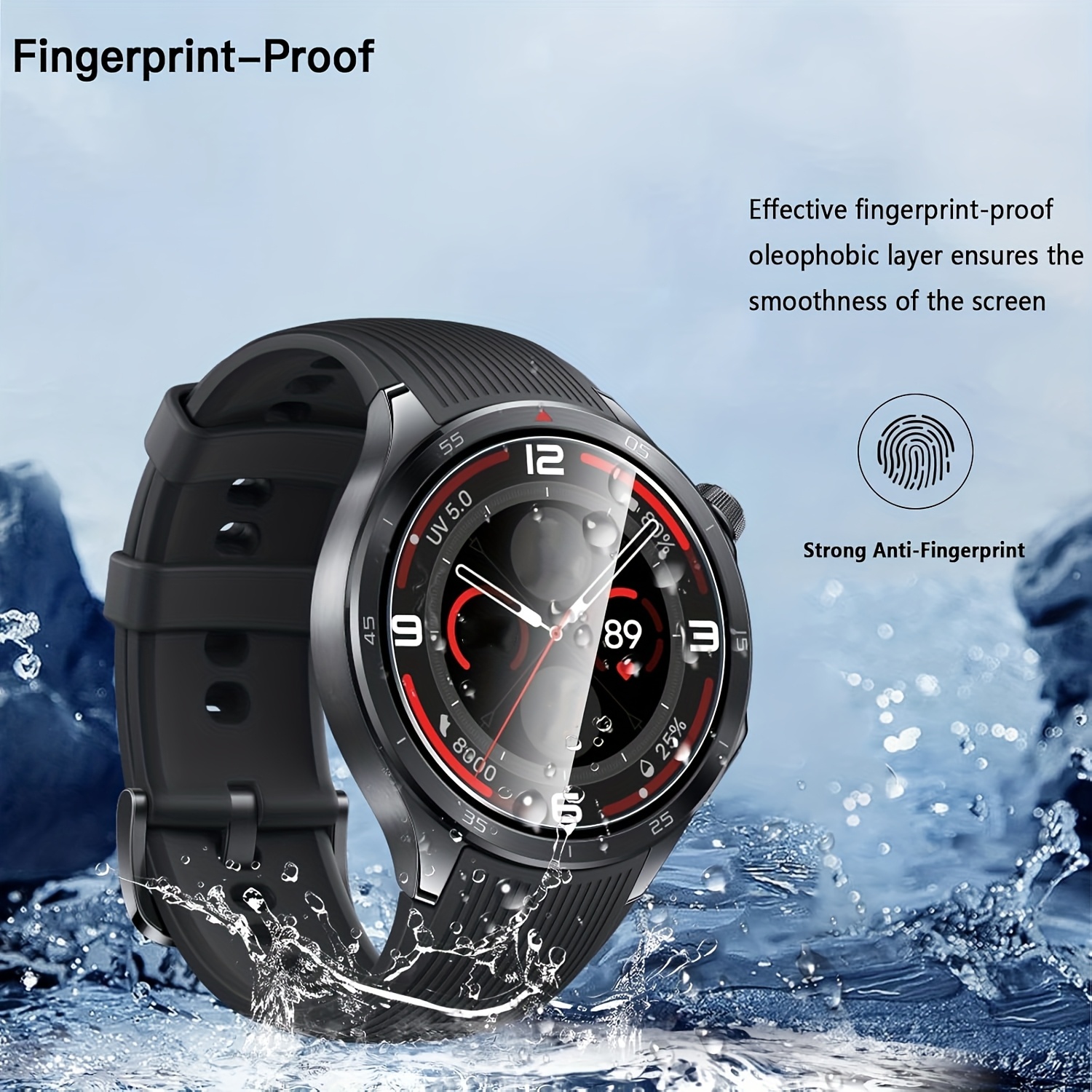 3PCS 9H Gehärtetes Glas Screen – Smartwatch Screen Film Bewertung und Preis